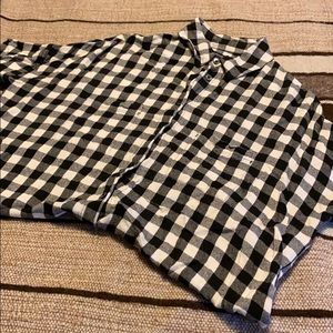 Madewell short sleeve flannel. Size XS.